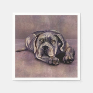 Serviette En Papier Cane Corso - Chiot Mastiff italien