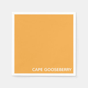 Serviette En Papier Cape Gooseberry yellow color name