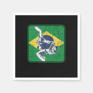 Serviette En Papier Capoeira Brésil Martial Artiste Brésilien Martial 