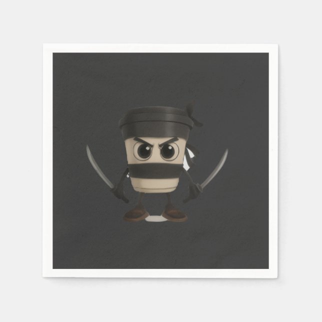 Serviette En Papier Cappuccino Assassino (Devant)