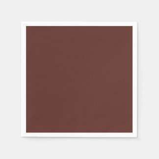Serviette En Papier Caput mortuum (couleur unie)