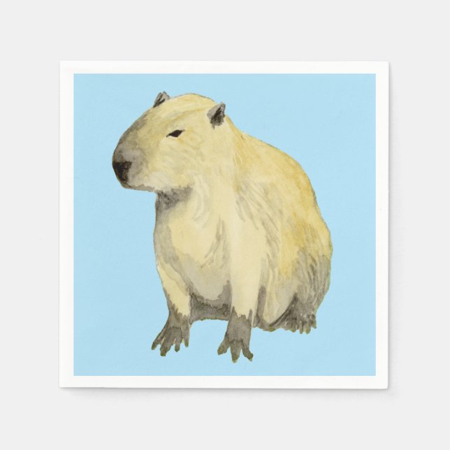 Serviette En Papier Capybara (Devant)