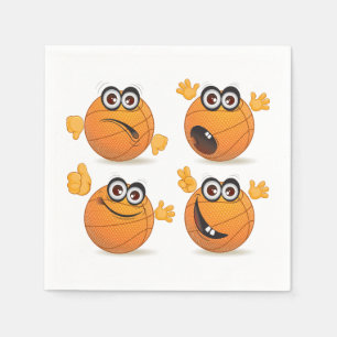 Serviette En Papier Caractères de basket-ball Papier serviettes