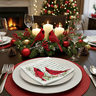 Serviette En Papier Cardinal