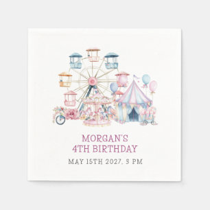 Serviette En Papier Carnival mignonne Anniversaire Parti Budget