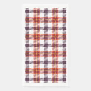 Serviette En Papier Carreaux prune