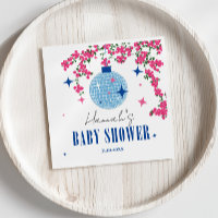 Carrelage bleu Santorini baby shower grec/espagnol