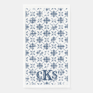 Serviette En Papier Carrelage espagnol désorganisé   Serviettes en pap