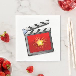 Serviette En Papier Carte Star Clapper