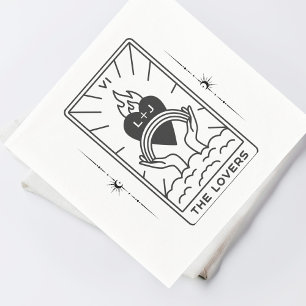 Serviette En Papier Cartes Tarot   Shower de Mariage   Mariage   Tarot