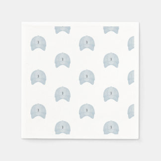 Serviette En Papier Casquette de golf bleu naptkin