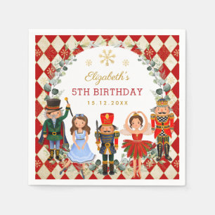 Serviette En Papier Casse-noisette magique Noël Fête bébé Anniversaire