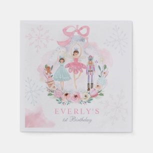 Serviette En Papier Casse-Noisette Terre De Doux Décor D'Anniversaire