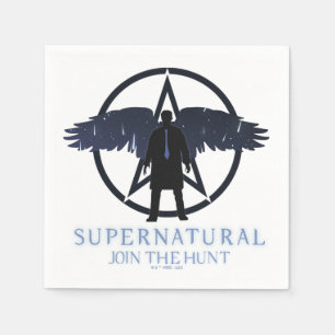 Serviette En Papier Castiel surnaturel Tombant étoiles Graphisme