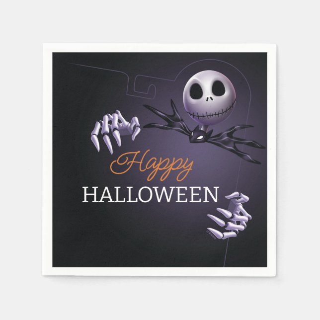 Serviette En Papier Cauchemar avant Noël fête d'Halloween (Devant)