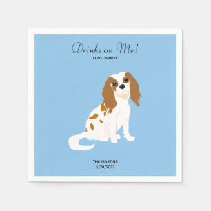 Serviette En Papier Cavalier King Charles Mariage Cocktail Napkins