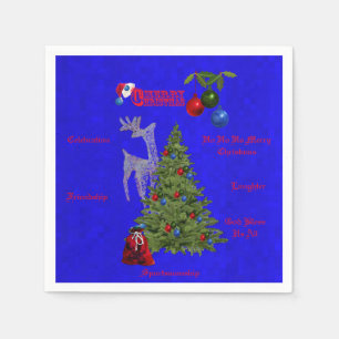 Serviette En Papier Célébration de Noël de Lawn Bowls,