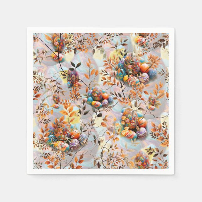 Serviette En Papier Célébrations du dimanche de Pâques (Devant)