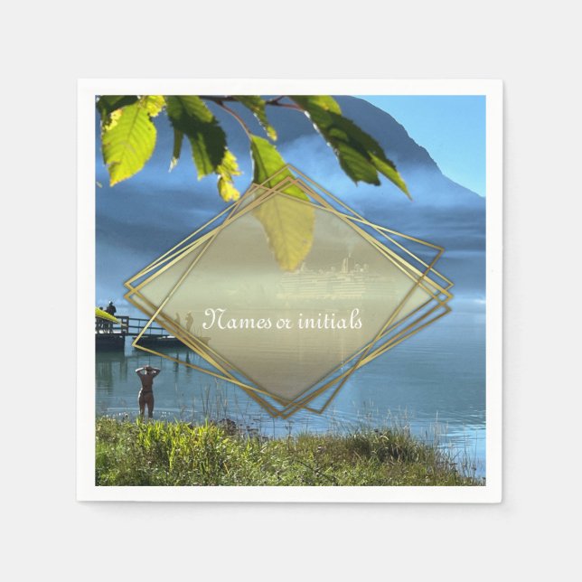 Serviette En Papier Célébrations norvégiennes (Devant)