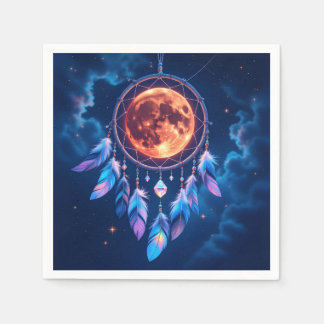 Serviette En Papier Celestial Eclipse Dreamcatcher