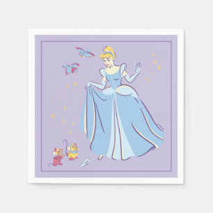 Serviette En Papier Cendrillon   Bibbidi, Bobbidi, Boo