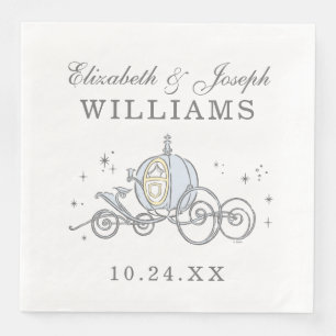 Serviette En Papier Cendrillon Mariage Fairytale