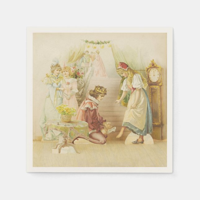 Serviette En Papier Cendrillon Napkins (Devant)