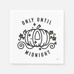 Serviette En Papier Cendrillon Transport Citrouille "Jusqu'À Minuit Se