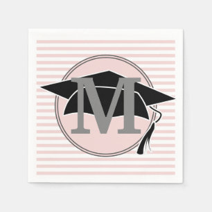 Serviette En Papier Cérémonie de remise des diplômes avec casquette à 