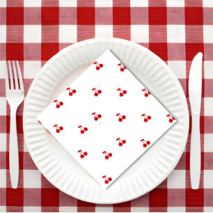 Serviette En Papier Cerise de Whimsical sur le thème Cerise Haut