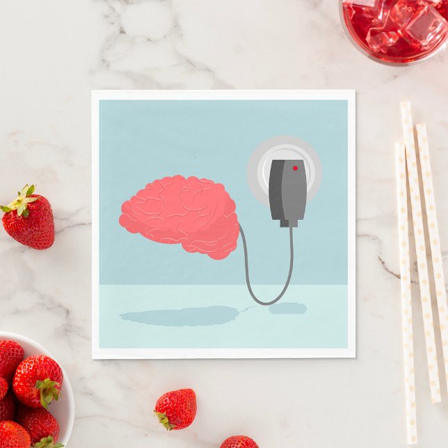 Serviette En Papier Cerveau électrique (Créateur téléchargé)