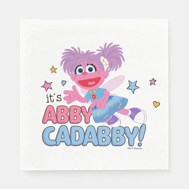 Serviette En Papier C'est Abby Cadabby ! (Devant)