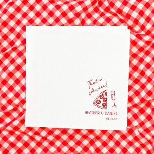 Serviette En Papier C'est Amore Mariage Italie Pizza Party Pizza Bar
