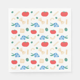 Serviette En Papier C'est la Fête des mariées du parti Amore Pasta