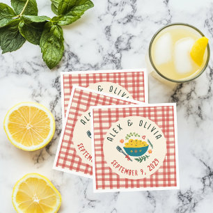 Serviette En Papier C'est l'Amore Nourriture Italienne Mariage sur mes