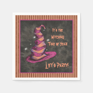 Serviette En Papier C'est l'Halloween de l'année en sorcière