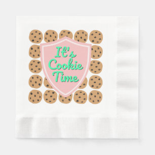 Serviette En Papier C'est l'heure du cookie Troop Beverly Hills