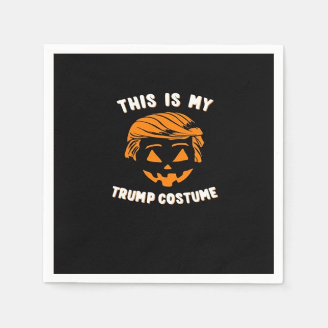 Serviette En Papier C'Est Mon Costume - Trumpkin (Devant)