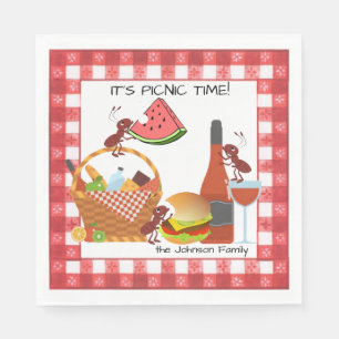Serviette En Papier C'est Picnic Time Paper Napkin