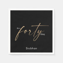 c'est quarante ans 40e anniversaire élégant élégan