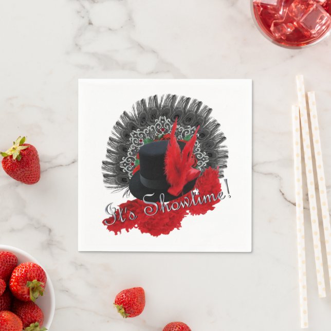 Serviette En Papier C'est Showtime ! Serviettes de table (En situation)