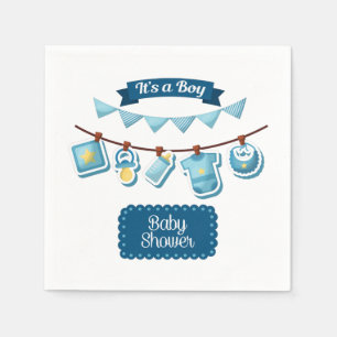 Serviette En Papier C'est Un Baby shower Garçon 3 Ply Napkins
