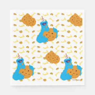Serviette En Papier C'est un Motif de la fête des cookies