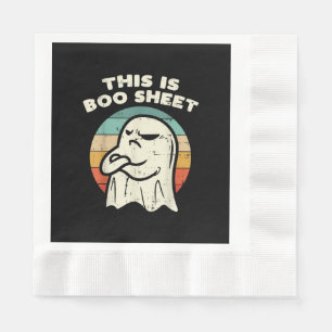Serviette En Papier C'est une feuille de fantôme Boo