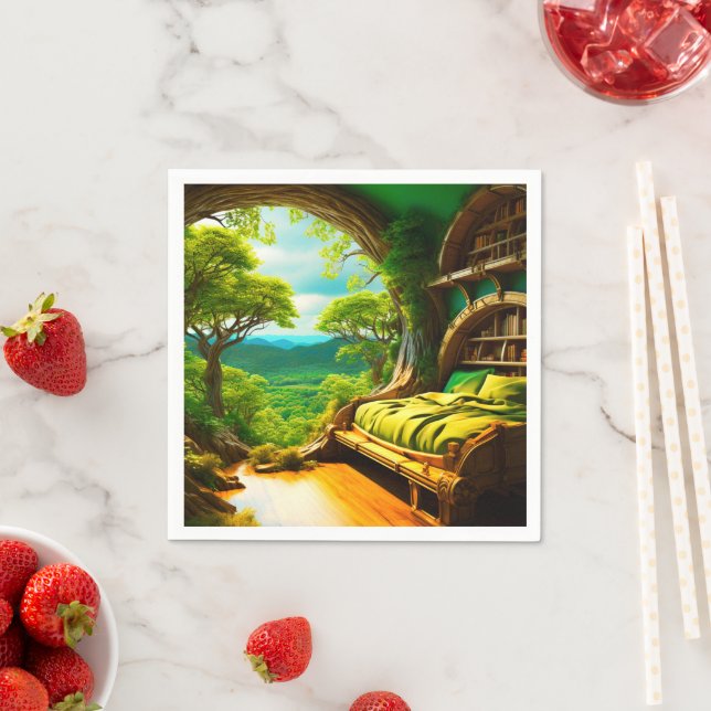 Serviette En Papier Chambre Ai (En situation)