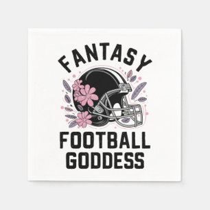Serviette En Papier Championnat d'Imaginaire de football Goddess Sport