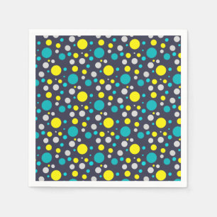 Serviette En Papier Chanceux bulles colorées