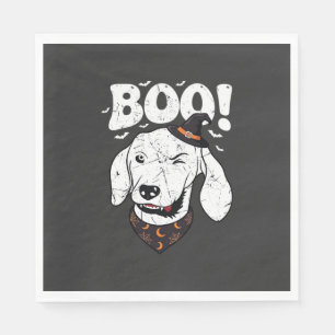 Serviette En Papier Chapeau de sorcière pour chien Halloween Boo Chauv