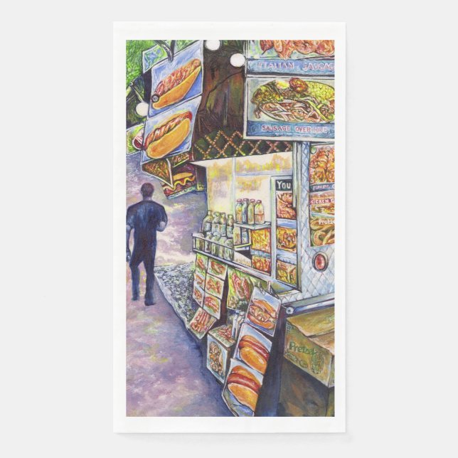 Serviette En Papier Charge de travail artistique extraordinaire (Devant)