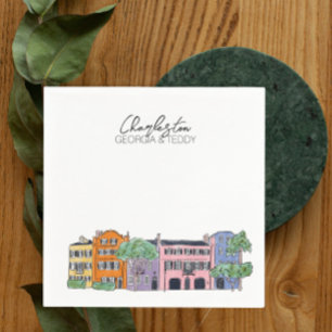 Serviette En Papier Charleston, Caroline du Sud Mariage cocktail napki